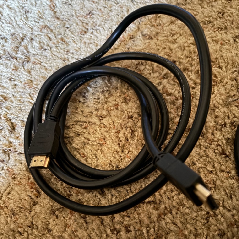 Black HDMI Cable/Cords